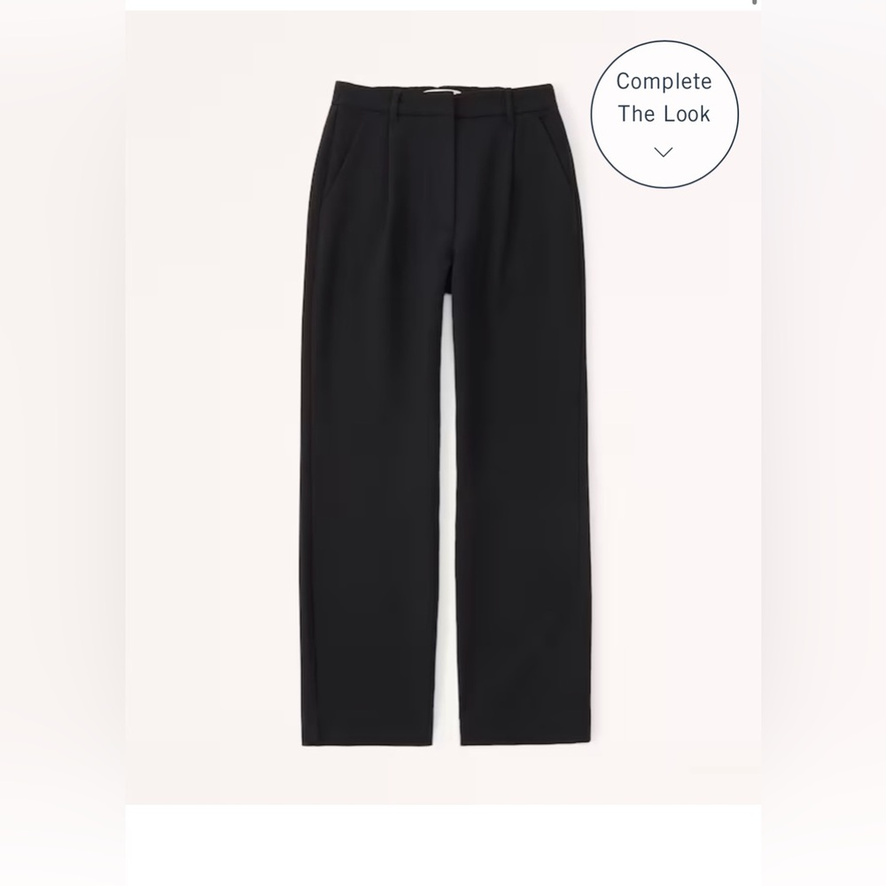 Abercrombie Tailored Relaxed Straight Pants